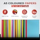 image 2 of Pack of 100 A5 Coloured Paper 75gsm Sheets Yellow | Pastel Yellow | A5