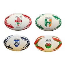 Gioco Scotland Rugby Ball - Navy Blue/White - 5