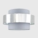 image 1 of ValueLights Matildo Grey Ceiling Pendant Shade & Bulb