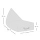 image 5 of rucomfy Indoor Large Bean Bag Lounger - Snug Humbug for Adults