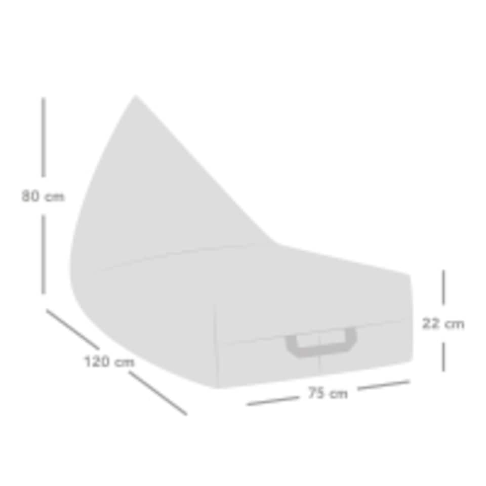 image 1 of rucomfy Indoor Large Bean Bag Lounger - Snug Humbug for Adults