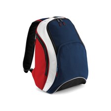 Bagbase Teamwear Backpack | Blue | French Navy/Classic Red/White | One Size | 1
