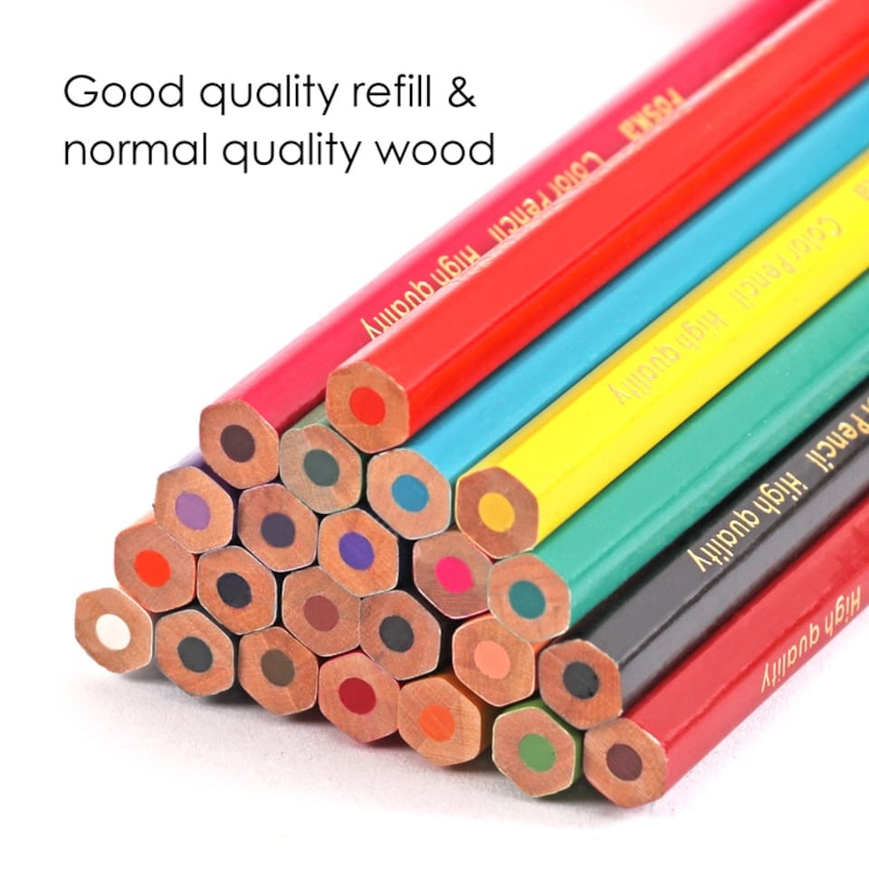 image 1 of Pack of Assorted 24 Colour Pencils