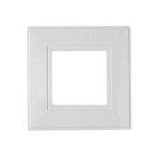 Dencon Finger Plate - Multi Colour - White, 1-Gang, Pack of 2