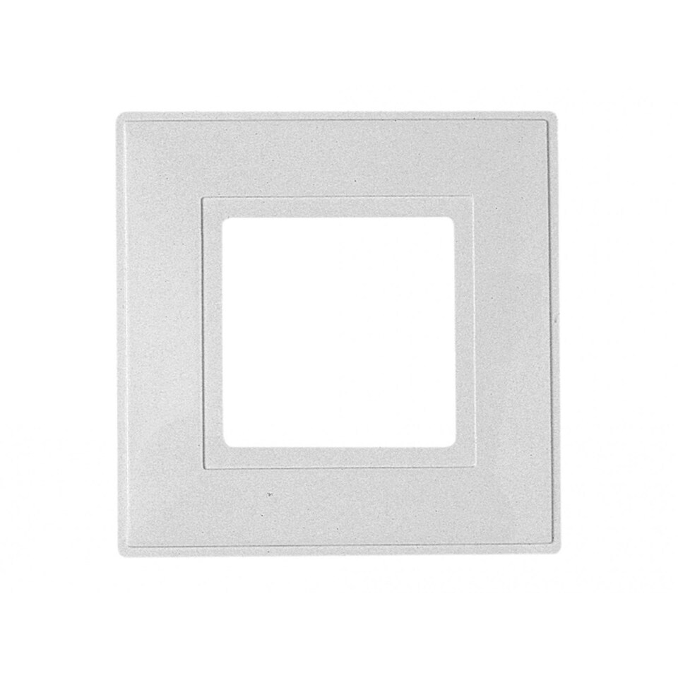 Dencon Finger Plate - Multi Colour - White, 1-Gang, Pack of 2