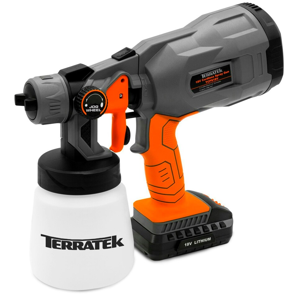 image 1 of Terratek 18V Cordless Hand Held Electric Spray Gun Fence Sprayer