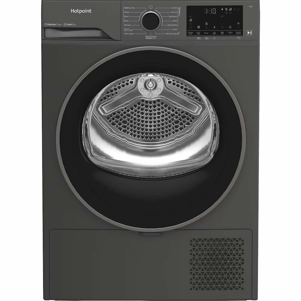 image 1 of Hotpoint CHD-94MGBS-UK 9kg Load Heat Pump Tumble Dryer HomeWhiz Grey