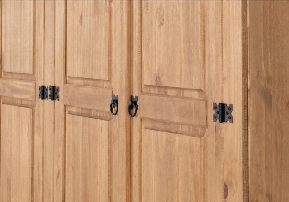 image 1 of Corona 4 Door Wardrobe Brown