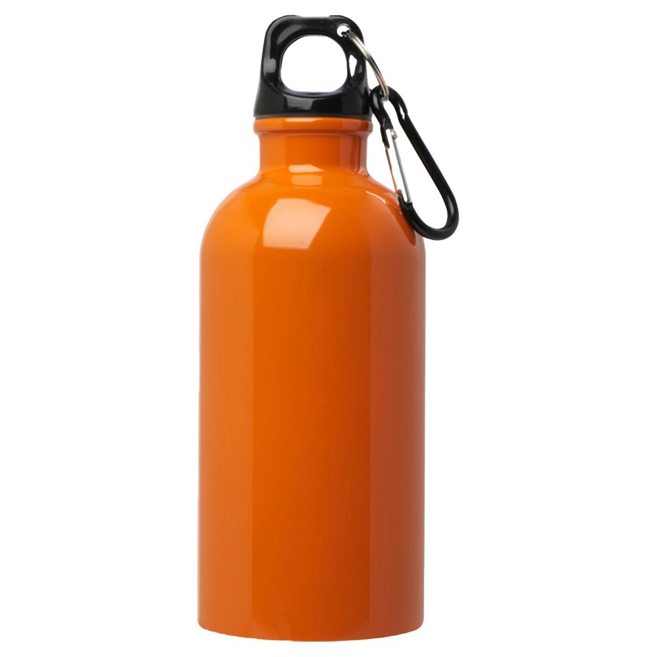 image 1 of Floso Stainless Steel Single Wall 400ml Water Bottle - Orange - One Size