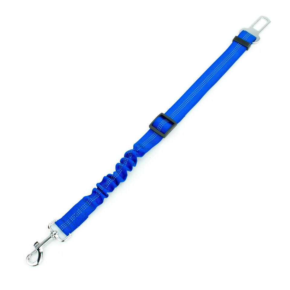 image 1 of KCT Blue Car Seatbelt for Dogs - 2 Pack Blue | L