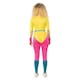 image 2 of Bristol Novelty Womens Aerobics Girl Costume - Yellow/Pink/Blue - M M