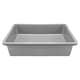image 1 of 2 x Grey Rectangular Multipurpose Household Tray With Textured Grooved Handles Grey