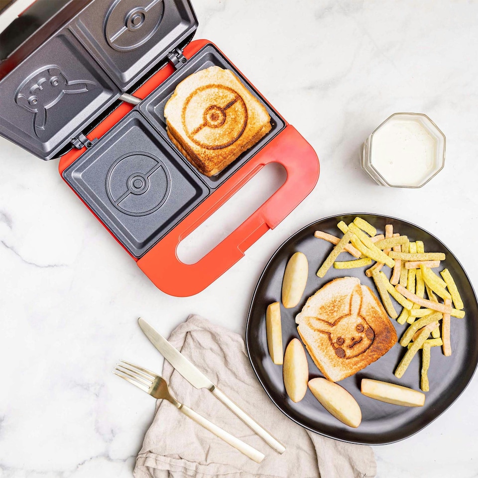 image 1 of Uncanny Brands Pokemon Grilled Cheese Maker/Panini Press UK