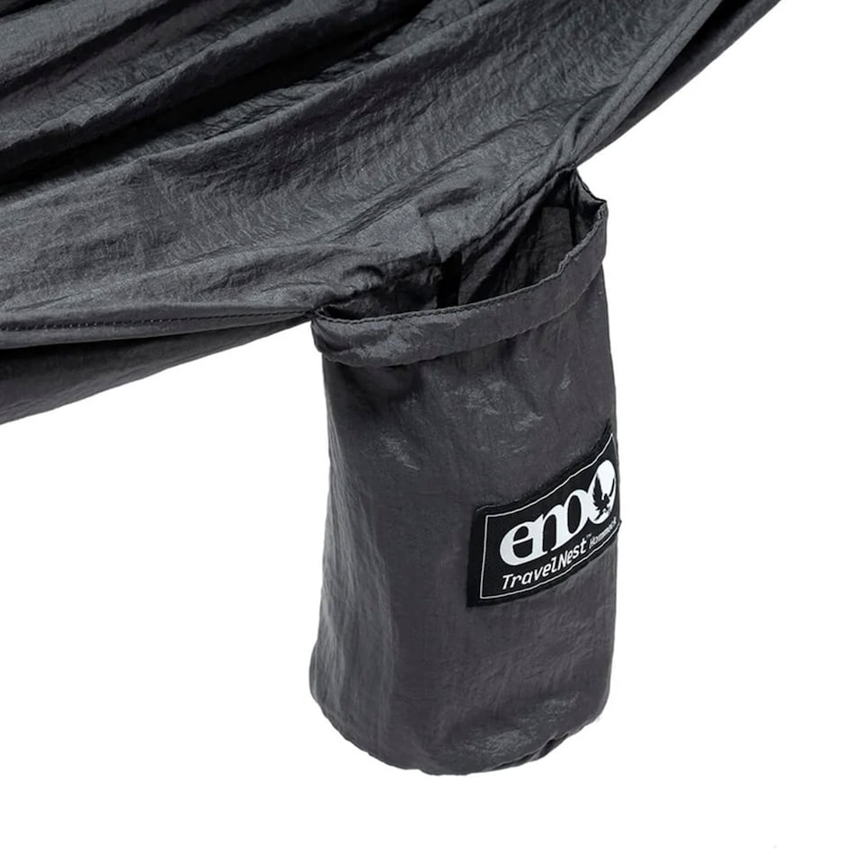 image 1 of TravelNest Hammock with Straps - Compact All-in-One Portable Camping Set | Grey | Grey | One Size | 1