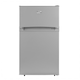 image 2 of SIA UFF01SS/E 88L Silver/Grey Freestanding Small Compact Under Counter 2 Door Fridge Freezer Silver