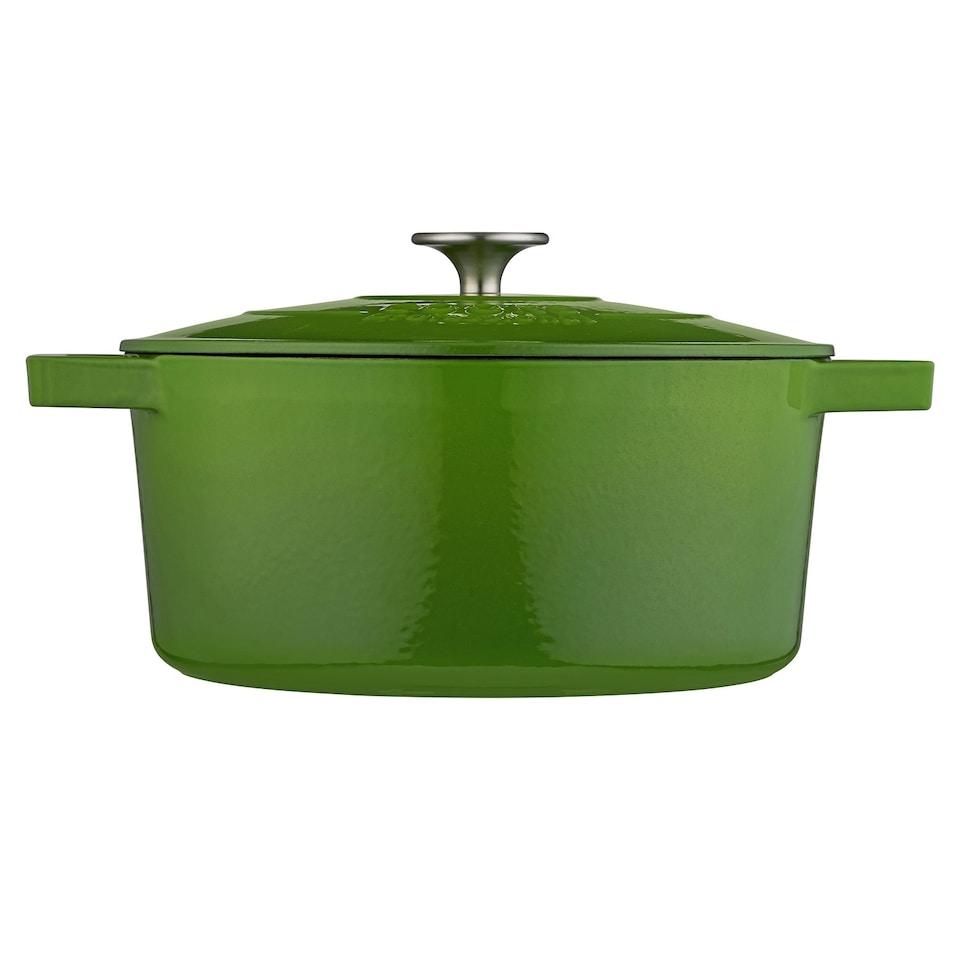 image 1 of Cooks Professional Casserole Dish 26cm – Ovenproof Pan with Lid | Green | Green