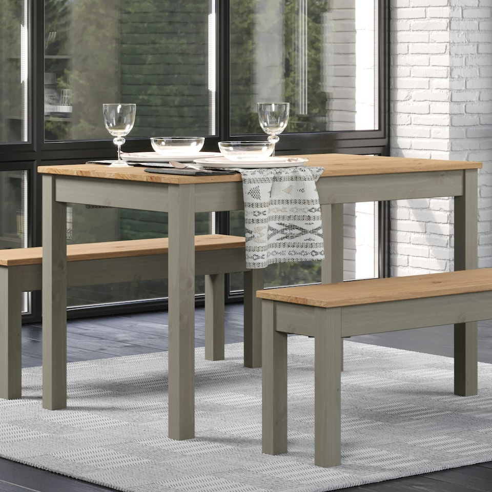 image 1 of Linea, Linea 1200Mm Rectangular Dining Table Grey