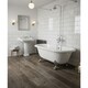 image 1 of Premium Walnut Matt Porcelain Wood Effect Floor Tile (45 Pack - 5 Box - 6.1m2 Coverage) - Bathroom- Inspired by Latin America