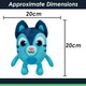 image 2 of Jet Pinata Smashlings Soft Toy Cute Plushie Huggable Cuddly 20cm Blue