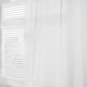 image 3 of OHS Linen Look Slot Top Sheer Net 2 Panel Voile Curtains, 55x87" - White