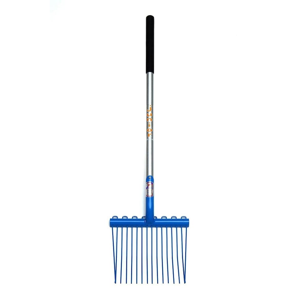 Fyna-Lite Long Handled Shavings Fork - Blue - 80cm