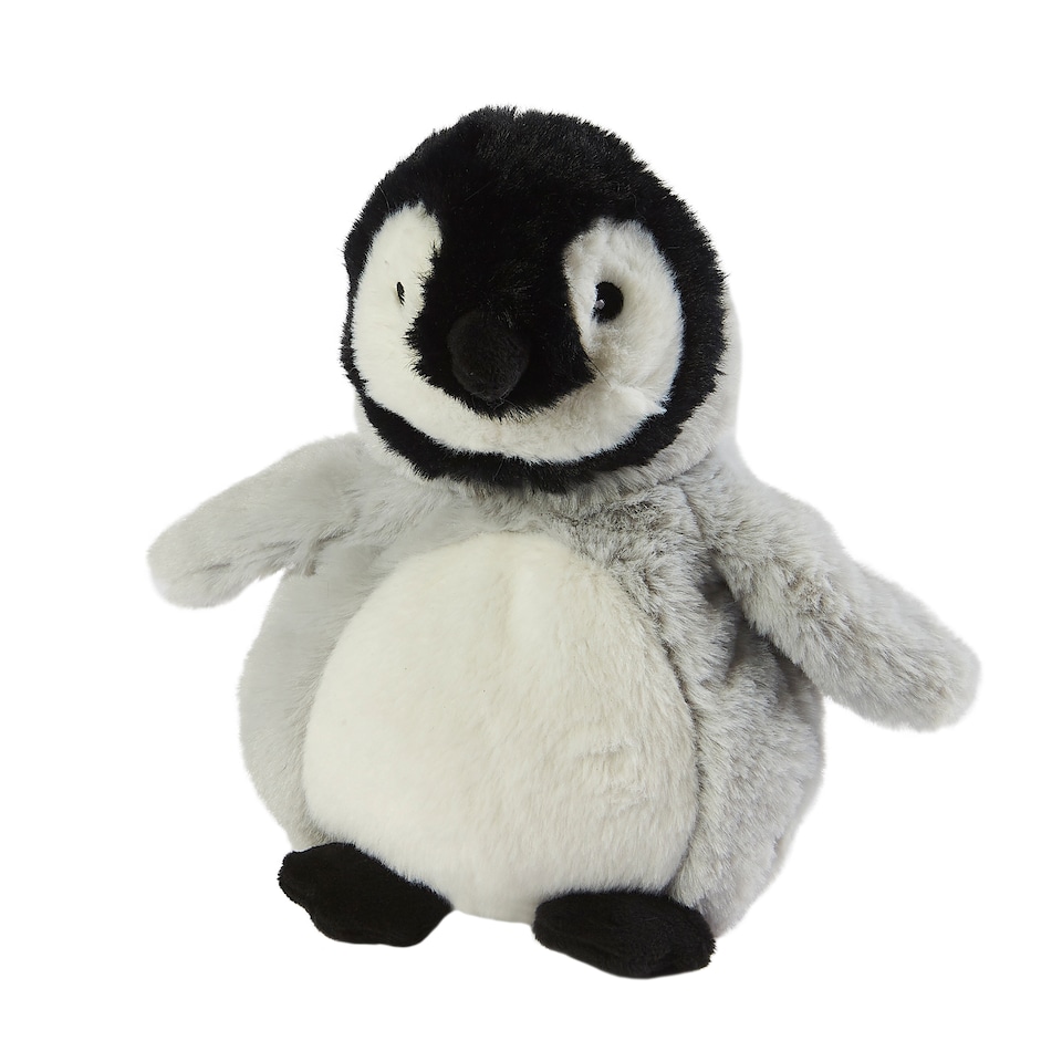 image 1 of Warmies Baby Penguin Plushie Junior Size, Weighted Teddy Slightly Scented with Dried French Lavender, Hot or Cold Cuddly Toy for Anxiety and Relaxation