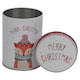 image 3 of 3pc Christmas Themed Storage 1L Tins Set Biscuits Coffee Sugar Tea Condiments | Multi | Animals | 3