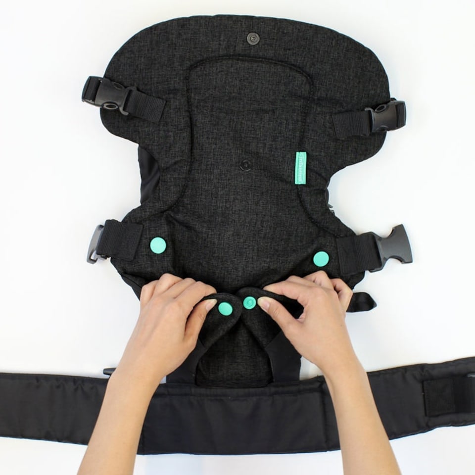 image 1 of Infantino Flip Advanced 4-in-1 Convertible Baby Carrier Black