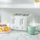 image 2 of GEEPAS 4 Slice Toaster|1400W White