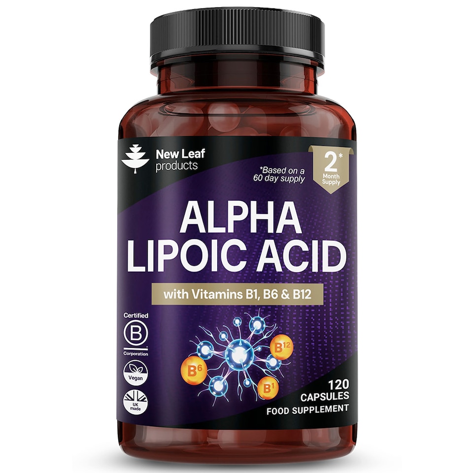 image 1 of ALA Complex With Vitamin B1, B6 & B12 - 120 Capsules