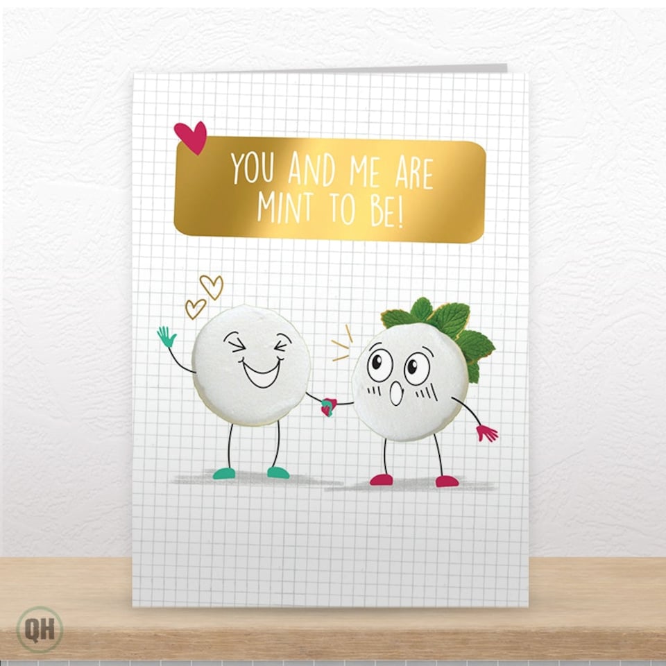 image 1 of You And Me Are Mint To Be! - Funny Valentine's Card