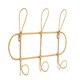 image 2 of Interiors by Premier Effortlessly Organized Three Hook Hanger, Strong Bedroom Door Hooks, Versatile Hooks For Hanging Clothes