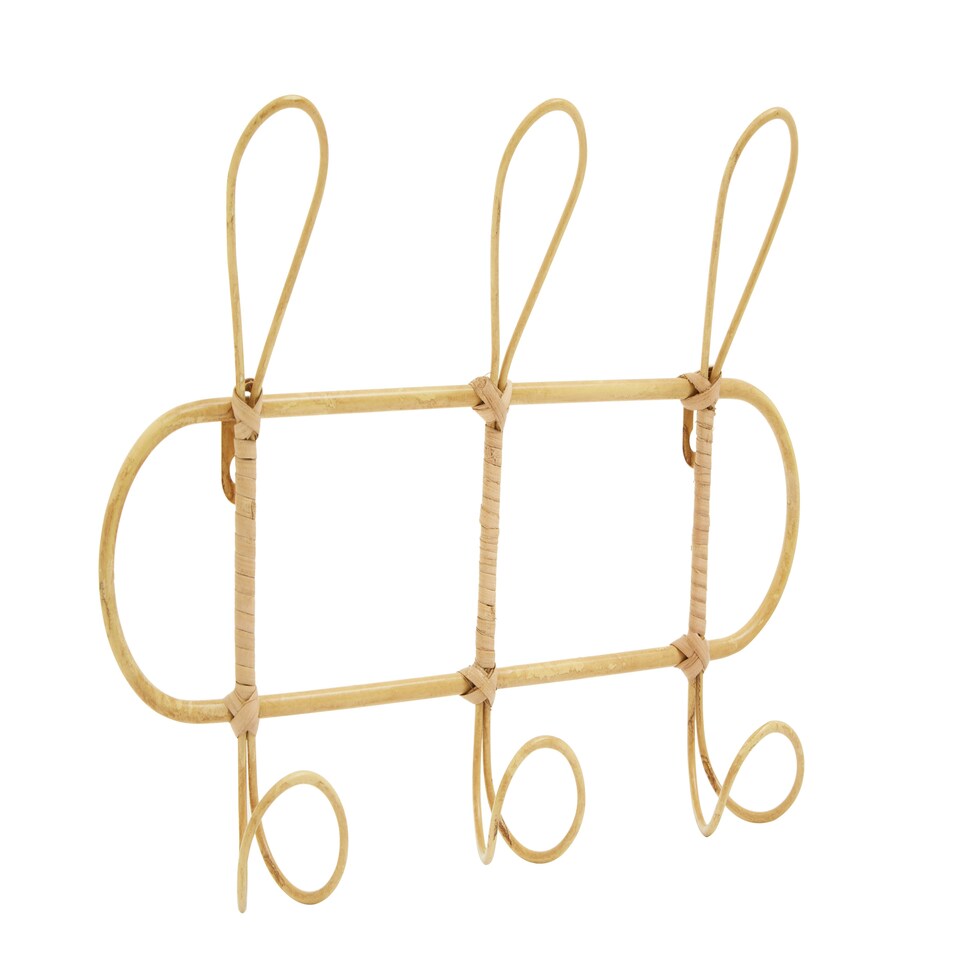 image 1 of Interiors by Premier Effortlessly Organized Three Hook Hanger, Strong Bedroom Door Hooks, Versatile Hooks For Hanging Clothes