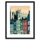 image 1 of York Minster Shambles Street Cityscape 9x7" Black Framed Wall Art Print