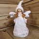 image 9 of 35cm Premier Christmas Tree Top Angel Decoration in White