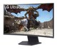 image 2 of LG UltraGear Curved Gaming Monitor 27GS60QC, 27 inch, 1440p, 180Hz, 1ms Response Time, VA Panel, AMD FreeSync, Smart Energy Saving, DisplayPort, HDMI | Black | Black | 68.6 cm (27")