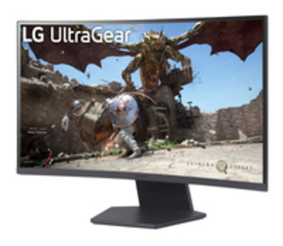 image 1 of LG UltraGear Curved Gaming Monitor 27GS60QC, 27 inch, 1440p, 180Hz, 1ms Response Time, VA Panel, AMD FreeSync, Smart Energy Saving, DisplayPort, HDMI | Black | Black | 68.6 cm (27")