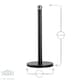 image 3 of Harbour Housewares Black Metal Kitchen Roll Holder Kitchen Storage Kitchen Towel Holder Kitchen Tissue Holder