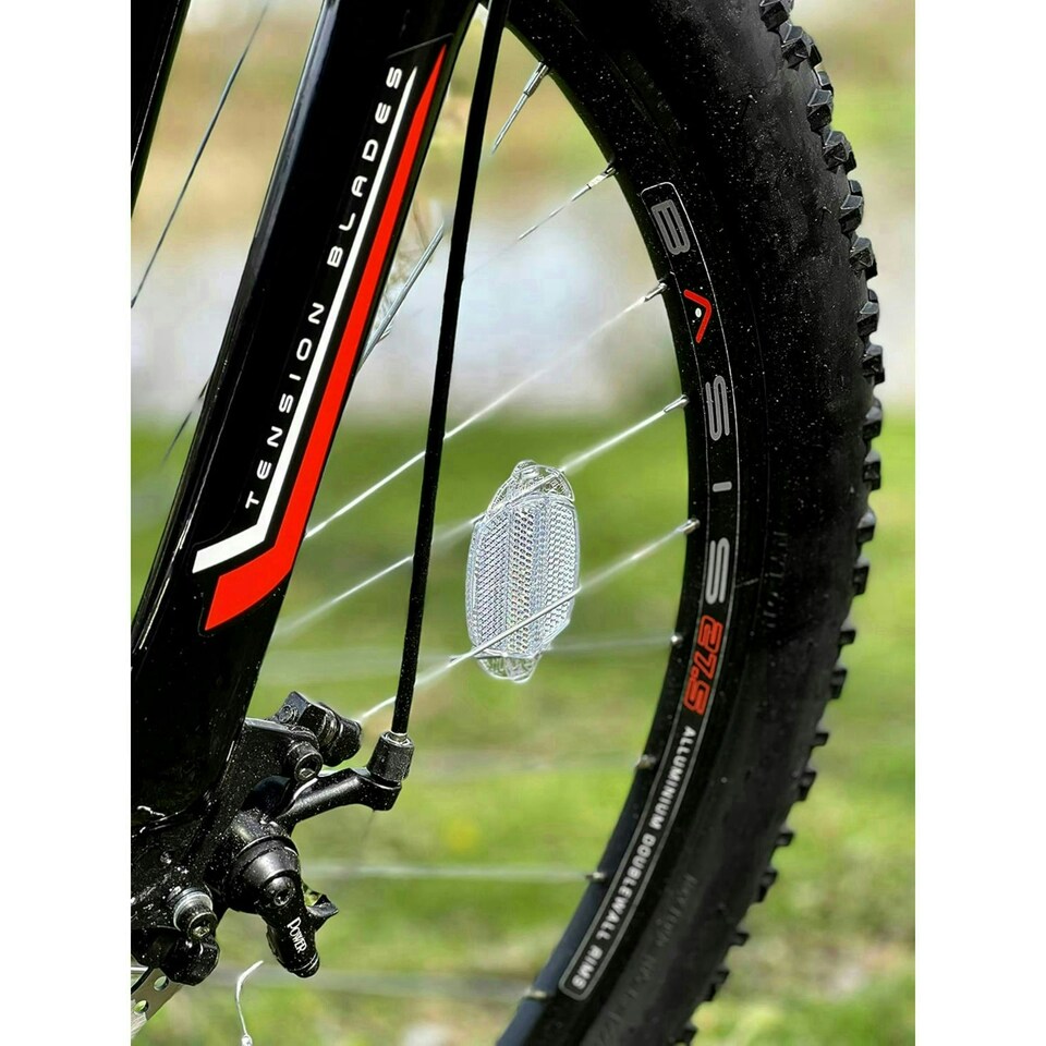 image 1 of Basis El Toro Hardtail Mountain Bike, 27.5in Wheel - Black/Red