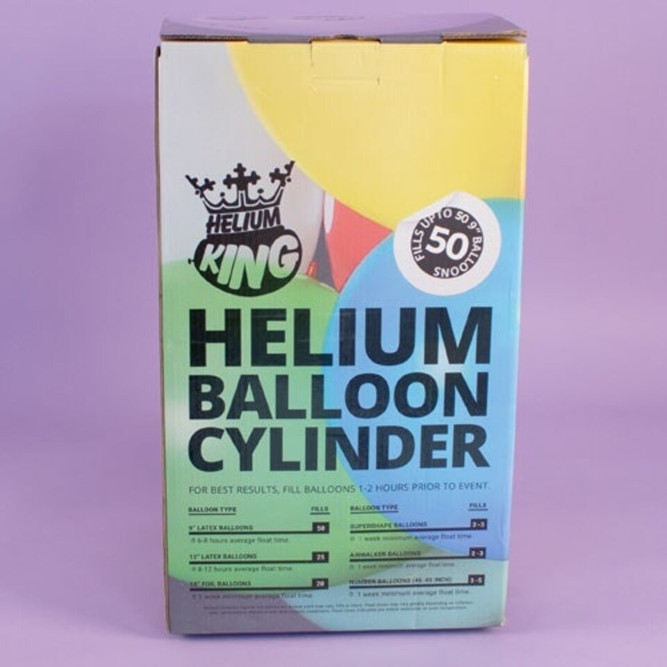 image 1 of Bulk Pack of 20 Large Disposable Helium Gas Canisters