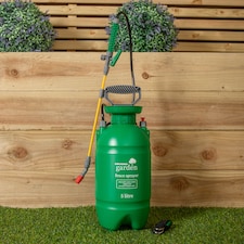 5 Litre Garden Fence Pressure Sprayer with Adjustable Spray Nozzle | Green | Green