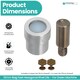 image 7 of 12mm Hexagonal Bag Feet Rivet Die for DIY Craft