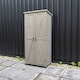 image 8 of Tall Garden Wooden Storage Shed Grey