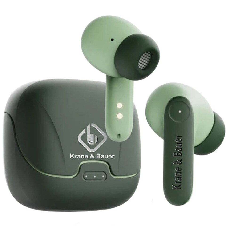 image 1 of Krane & Bauer Blizzard II Wireless In-Ear Headphones, Green