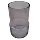 image 3 of 26cm Grey Smoke Glass Vase | Grey | 26