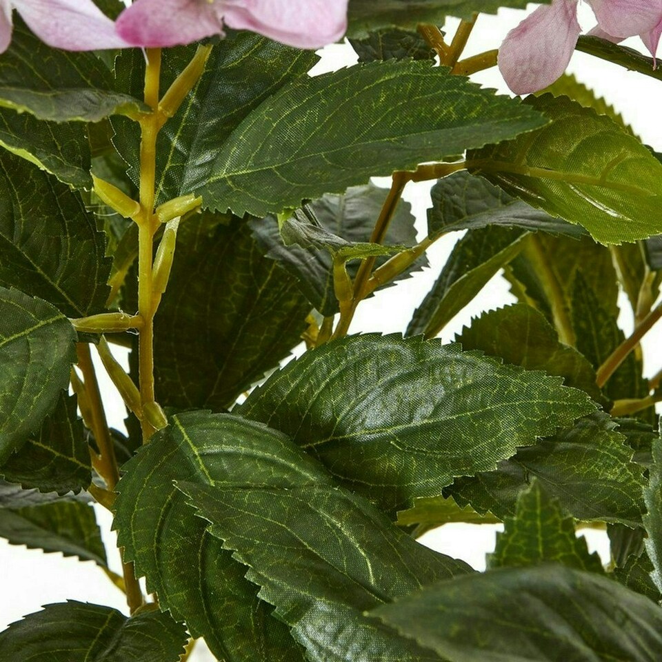 image 1 of Large Pink Hydrangea Plant in Pot - Plastic - L55 x W55 x H71 cm - Pink