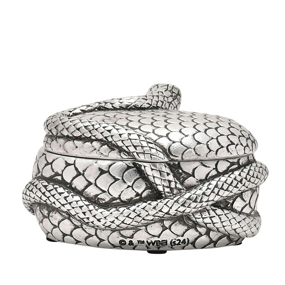image 1 of Warner Bros Harry Potter Dark Arts Trinket Box - Nagini Silver