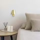 image 3 of Le Petit Satin Gold Wall Lamp