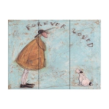 SAM TOFT (FOREVER LOVED) SQUARE WOOD - WOOD PANEL