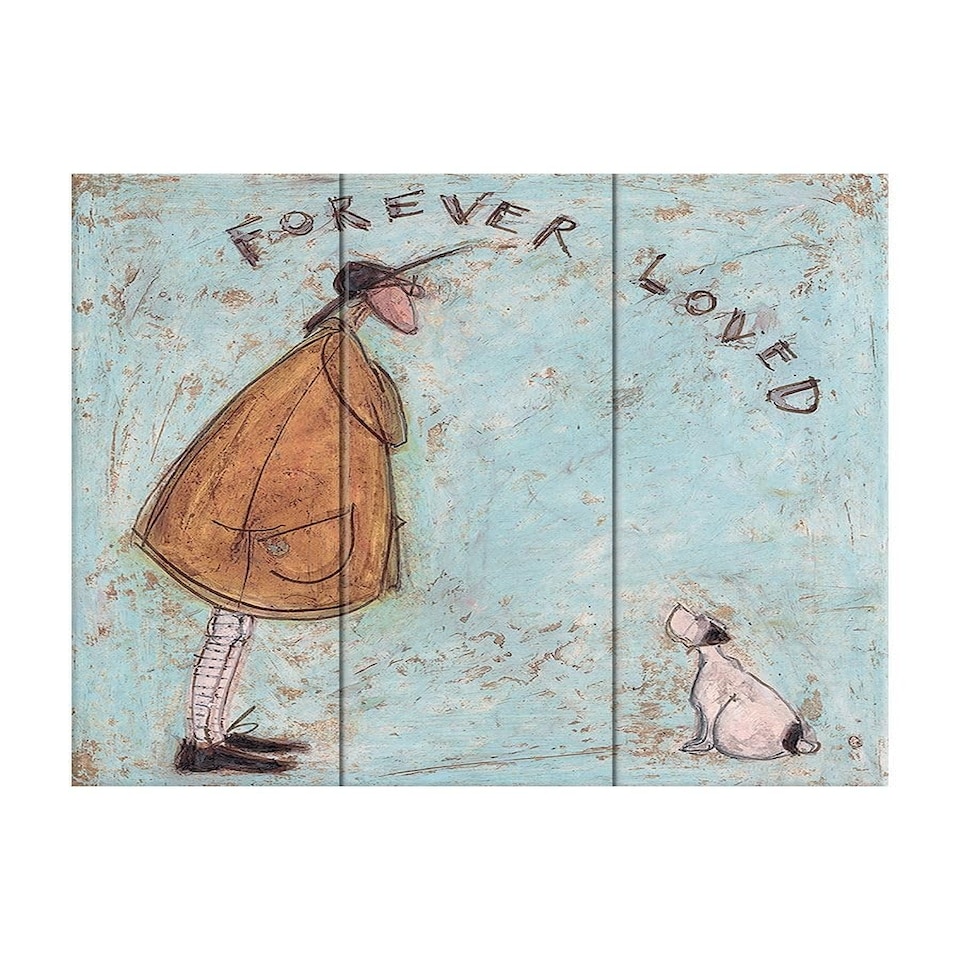 SAM TOFT (FOREVER LOVED) SQUARE WOOD - WOOD PANEL